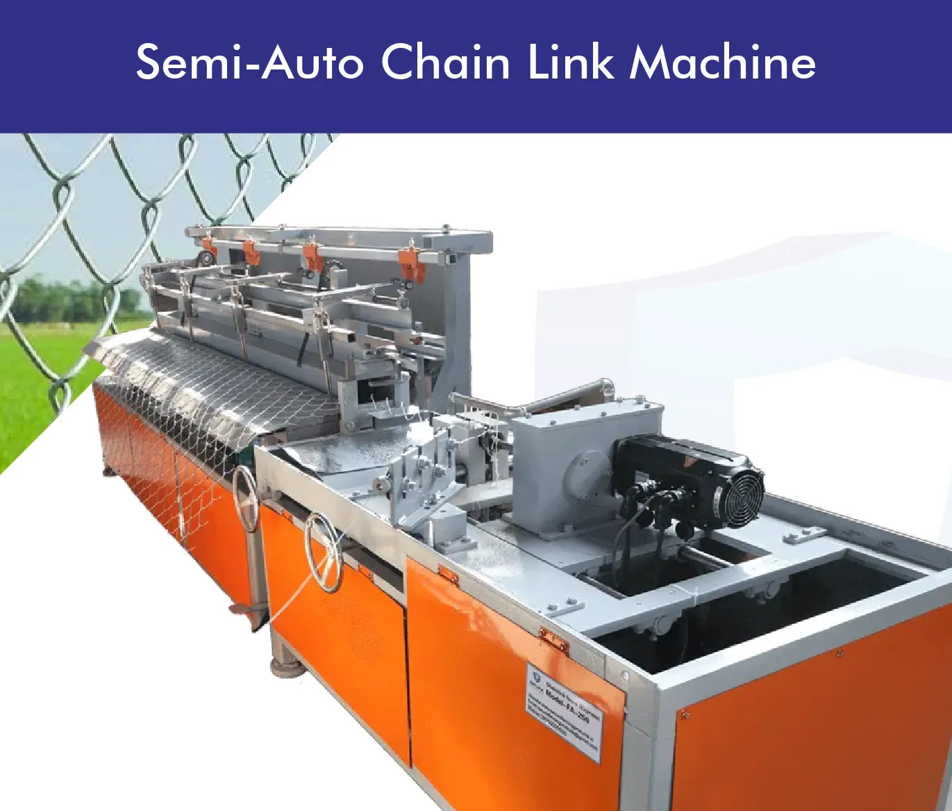 Semi-Automatic-Chain-Link-Machine