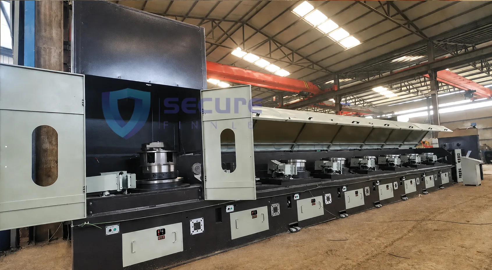 Fully-Automatic-Straight-Line-Wire-Drawing-Machine